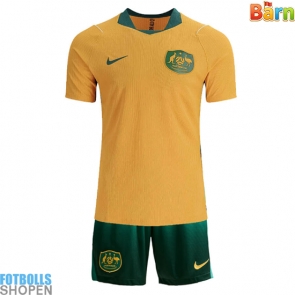 Billiga Australien Hemmatröja Barn VM 2026 Kortärmad (+ Korta byxor)
